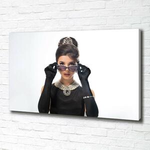 Foto obraz na plátně Žena s brýlema oc-101939055