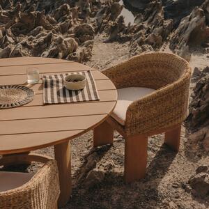 Dřevěný zahradní jídelní stůl Kave Home Xoriguer 140 cm