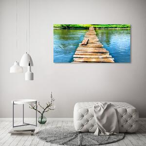 Foto obraz na plátně Dřevěný most oc-102004373