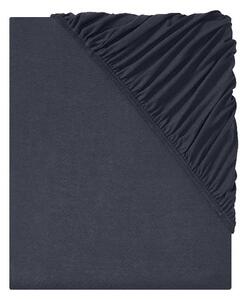 Livarno home Žerzejové napínací prostěradlo, 180-200 x 200 cm (navy modrá) (100389528004)