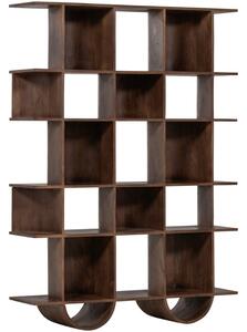 WOOOD Ořechová knihovna Sinne 180 x 130 cm