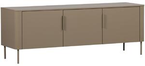WOOOD Béžovohnědý dřevěný TV stolek Gunnar 154 x 44 cm