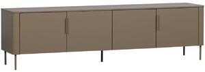 WOOOD Béžovohnědý dřevěný TV stolek Gunnar 200 x 44 cm