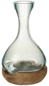 Skleněná váza J-line Gebra 29 cm