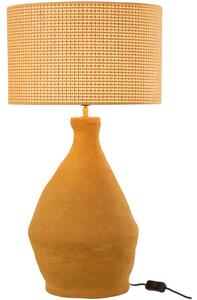 Žlutá stolní lampa J-line Machos