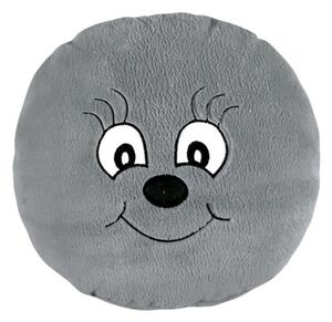 Bellatex Polštářek Kulička průměr 35 cm šedá