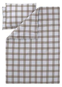 Livarno® Ložní povlečení z jemného flanelu, 200 x 220 cm, 70 x 90 cm (kostka/béžová) (100396601002)