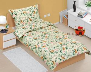 Bellatex Povlečení bavlněné 140x200, 70x90 cm Zajíček v lupení