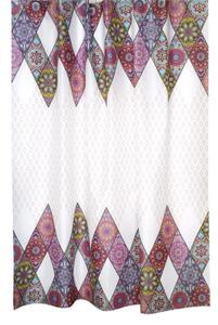 Bellatex Koupelnové závěsy 180x200 cm Mandala růžová