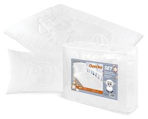 Bellatex SET OVEČKA dětský 90x135 cm + 40x60 cm 90x135 cm , 40x60 cm Ovečka prošev bílá