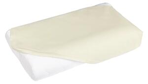 Bellatex POVLAK na anatomický polštář 60x33 cm (povlak na zip) jersey bílá káva