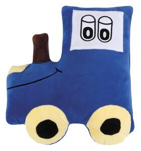 Bellatex Tvarovaný polštářek traktor modrý 54x50 cm Traktor modrá