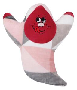 Bellatex Tvarovaný polštářek bubáček růžový 54x50 cm Bubáček
