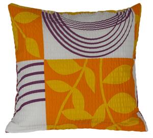 Bellatex Povláček krepový 40x40 cm Patchwork oranžová