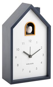Stolní hodiny s kukačkovým budíkem 6015DB Karlsson 20cm