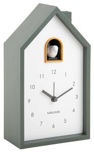Stolní hodiny s kukačkovým budíkem 6015GR Karlsson 20cm
