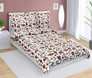 Bellatex Povlečení bavlněné Vánoce 140x200, 70x90 cm Louskáček