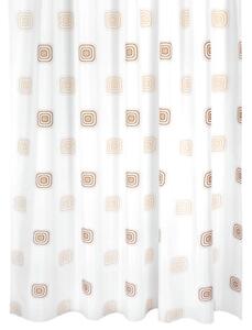 Bellatex Koupelnové závěsy 180x200 cm Čtverec béžová