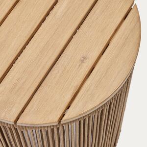 Béžový zahradní stolek Kave Home Dandara 40 cm