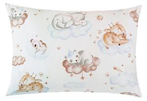 Bellatex Povláček bavlna 40x60cm na zip Zvířátko na obláčku