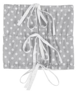 Bellatex Zavinovačka 75x75 cm Puntík šedá, bílá