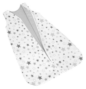 Bellatex Spací pytel 50x75 cm Hvězda šedá, bílá