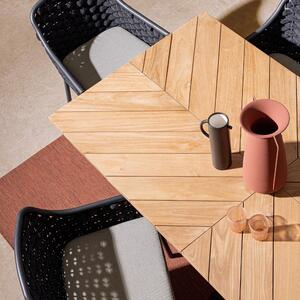 Teakový zahradní jídelní stůl Bizzotto Palmdale 200 x 100 cm