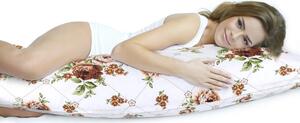 Bellatex POVLAK na relaxační polštář Růže hnědá, rozměr 45x120 cm