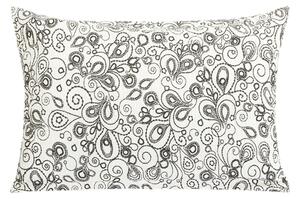 Bellatex Povláček krepový Květ šedá, smetanová, rozměr 40x60 cm