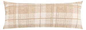 Bellatex POVLAK na relaxační polštář KREP Béžová,Bílá, rozměr 45x120 cm