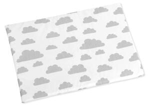 Bellatex Polštářek pro kojence do postýlky 42x32 cm tenký Mráček šedá, bílá