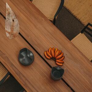 Hnědý teakový jídelní stůl Kave Home Sashi 220 x 100 cm