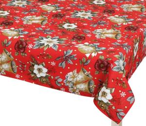Bellatex Ubrus VÁNOCE Vánoce hvězda Červená,Šedá,Zelená, rozměr 70x70 cm