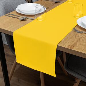 Biante Dekorační běhoun na stůl Rongo RG-029 Sytě žlutý 20x120 cm