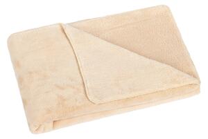 Bellatex Přikrývka Korall micro 75x100 cm Béžová