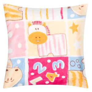 Bellatex Polštářek ELLÍK dětský motiv 35x40 cm Patchwork Růžová,Modrá,Žlutá