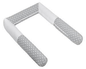 Bellatex Mantinel do postele VÁLEC průměr 16x280 cm Puntík šedá, bílá