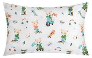 Bellatex Povláček bavlna 40x60cm na zip Medvídek na motorce