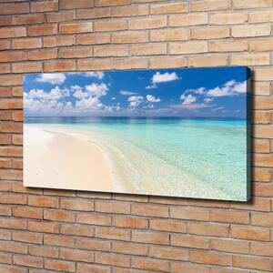Foto obraz canvas Pláž na Maledivách oc-104787561