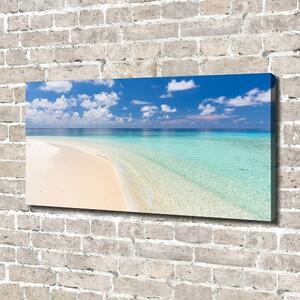 Foto obraz canvas Pláž na Maledivách oc-104787561