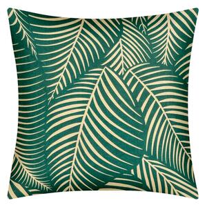 Bellatex Povláček bavlněný 40x40 cm Palmový list Zelená,Žlutá