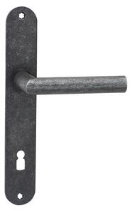 Dveřní kování COBRA INNSBRUCK (Kované černé), klika-klika, COBRA K (kované kování), 90 mm