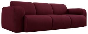 Bordově červená čalouněná třímístná pohovka Windsor & Co Lola 235 cm