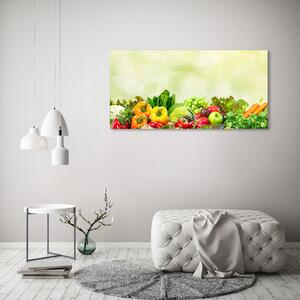 Moderní skleněný obraz z fotografie Zelenina osh-105452592