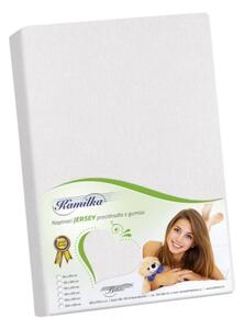 Bellatex Prostěradlo jersey bílá rozměr 100x200 cm