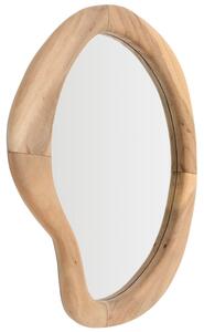 Dřevěné závěsné zrcadlo Kave Home Selem 68 x 44 cm