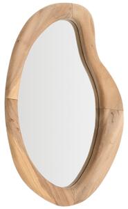 Dřevěné závěsné zrcadlo Kave Home Selem 68 x 44 cm