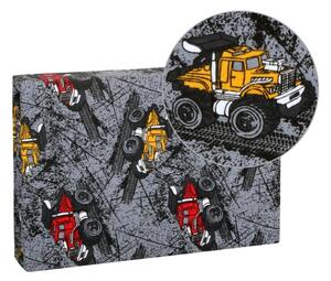Bellatex dětské prostěradlo jersey s elastanem Auto monster truck rozměr 60x120 cm