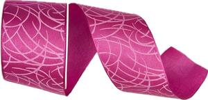 Stuha taftová SISI PINK sytě růžová 40mm x 2m (14,-Kč/m)