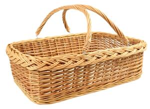 Proutídekorace Proutěný tác se sklopnými uchy 55 cm